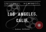 Standbild James Roosevelt Los Angeles California USA, 1938, aus Sekunde 3 historischem Filmmaterial Videoclip 65675049478