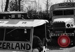 Image of Red Cross trucks Buchenwald Germany, 1945, second 4 stock footage video 65675049491