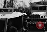 Image of Red Cross trucks Buchenwald Germany, 1945, second 5 stock footage video 65675049491