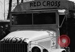 Image of Red Cross trucks Buchenwald Germany, 1945, second 9 stock footage video 65675049491