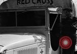 Image of Red Cross trucks Buchenwald Germany, 1945, second 10 stock footage video 65675049491