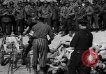 Image of pile of dead Buchenwald Germany, 1945, second 10 stock footage video 65675049492