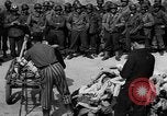 Image of pile of dead Buchenwald Germany, 1945, second 13 stock footage video 65675049492