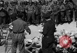 Image of pile of dead Buchenwald Germany, 1945, second 19 stock footage video 65675049492