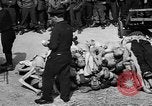Image of pile of dead Buchenwald Germany, 1945, second 22 stock footage video 65675049492
