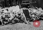 Image of pile of dead Buchenwald Germany, 1945, second 25 stock footage video 65675049492