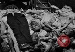 Image of pile of dead Buchenwald Germany, 1945, second 39 stock footage video 65675049492