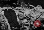 Image of pile of dead Buchenwald Germany, 1945, second 41 stock footage video 65675049492