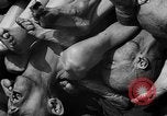 Image of pile of dead Buchenwald Germany, 1945, second 46 stock footage video 65675049492