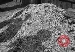 Image of pile of dead Buchenwald Germany, 1945, second 59 stock footage video 65675049492