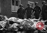 Image of dead bodies Buchenwald Germany, 1945, second 10 stock footage video 65675049495