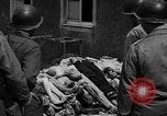 Image of dead bodies Buchenwald Germany, 1945, second 40 stock footage video 65675049495