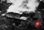 Image of German armored units battle Allies in Normandy France, 1944, second 36 stock footage video 65675049507