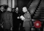Image of Benito Mussolini meets with cabinet Italian Social Republic Italy, 1943, second 14 stock footage video 65675049512