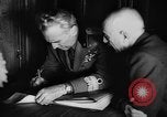 Image of Benito Mussolini meets with cabinet Italian Social Republic Italy, 1943, second 39 stock footage video 65675049512