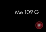 Image of ME-109 G aircraft Germany, 1940, second 3 stock footage video 65675049529