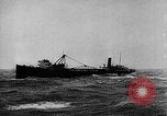 Image of disabled freighter Atlantic Ocean, 1935, second 22 stock footage video 65675049559