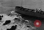 Image of Coast Guard rescue operations for tanker Lyman Stewart in California United States USA, 1935, second 44 stock footage video 65675049574