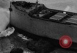Image of Coast Guard rescue operations for tanker Lyman Stewart in California United States USA, 1935, second 47 stock footage video 65675049574