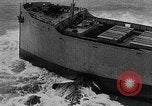 Image of Coast Guard rescue operations for tanker Lyman Stewart in California United States USA, 1935, second 50 stock footage video 65675049574