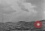Image of United States ships in convoy to Brest, France, in World War 1 Atlantic Ocean, 1918, second 4 stock footage video 65675049590