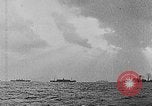 Image of United States ships in convoy to Brest, France, in World War 1 Atlantic Ocean, 1918, second 6 stock footage video 65675049590