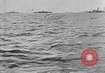 Image of United States ships in convoy to Brest, France, in World War 1 Atlantic Ocean, 1918, second 16 stock footage video 65675049590