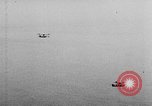Image of United States ships in convoy to Brest, France, in World War 1 Atlantic Ocean, 1918, second 25 stock footage video 65675049590