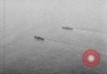 Image of United States ships in convoy to Brest, France, in World War 1 Atlantic Ocean, 1918, second 28 stock footage video 65675049590