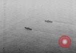 Image of United States ships in convoy to Brest, France, in World War 1 Atlantic Ocean, 1918, second 29 stock footage video 65675049590