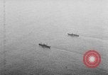 Image of United States ships in convoy to Brest, France, in World War 1 Atlantic Ocean, 1918, second 32 stock footage video 65675049590
