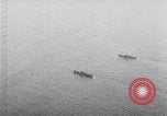 Image of United States ships in convoy to Brest, France, in World War 1 Atlantic Ocean, 1918, second 34 stock footage video 65675049590