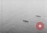 Image of United States ships in convoy to Brest, France, in World War 1 Atlantic Ocean, 1918, second 35 stock footage video 65675049590