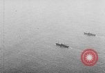 Image of United States ships in convoy to Brest, France, in World War 1 Atlantic Ocean, 1918, second 36 stock footage video 65675049590
