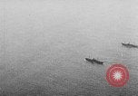 Image of United States ships in convoy to Brest, France, in World War 1 Atlantic Ocean, 1918, second 38 stock footage video 65675049590