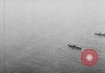 Image of United States ships in convoy to Brest, France, in World War 1 Atlantic Ocean, 1918, second 39 stock footage video 65675049590