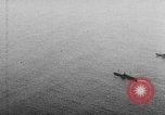 Image of United States ships in convoy to Brest, France, in World War 1 Atlantic Ocean, 1918, second 41 stock footage video 65675049590