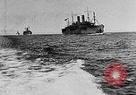 Image of United States destroyers arriving in France in World War I Brest France, 1918, second 5 stock footage video 65675049591