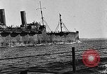 Image of United States destroyers arriving in France in World War I Brest France, 1918, second 62 stock footage video 65675049591