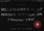 Standbild Herbert Hoover Long Key Florida USA, 1930, aus Sekunde 5 historischem Filmmaterial Videoclip 65675049600