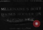 Standbild Herbert Hoover Long Key Florida USA, 1930, aus Sekunde 7 historischem Filmmaterial Videoclip 65675049600