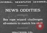Standbild rope Tricks Hollywood Los Angeles California USA, 1930, aus Sekunde 1 historischem Filmmaterial Videoclip 65675049601