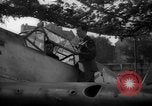 Immagine di Si è schiantato Messerschmitt Me109 aeromobile Londra Inghilterra Regno Unito, 1940, secondo 51 filmato di repertorio 65675049620