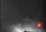 Image of building on fire from blitz United Kingdom, 1940, second 3 stock footage video 65675049637