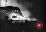 Image of building on fire from blitz United Kingdom, 1940, second 5 stock footage video 65675049637