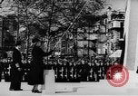 Image of Franklin D Roosevelt Memorial statue unveiling Grosvenor Square 1948 London England United Kingdom, 1948, second 20 stock footage video 65675049649