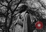 Image of Franklin D Roosevelt Memorial statue unveiling Grosvenor Square 1948 London England United Kingdom, 1948, second 32 stock footage video 65675049649