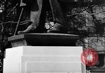 Image of Franklin D Roosevelt Memorial statue unveiling Grosvenor Square 1948 London England United Kingdom, 1948, second 37 stock footage video 65675049649