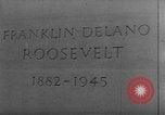 Image of Franklin D Roosevelt Memorial statue unveiling Grosvenor Square 1948 London England United Kingdom, 1948, second 38 stock footage video 65675049649