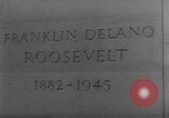 Image of Franklin D Roosevelt Memorial statue unveiling Grosvenor Square 1948 London England United Kingdom, 1948, second 39 stock footage video 65675049649